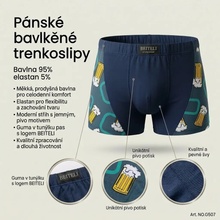 Beiteli trenkoslipy Pivo modrá, červená