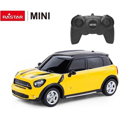 Rastar Mini Cooper S Countryman RC auto RTR 1:24 žluté