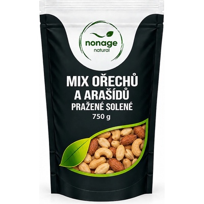 Nonage Mix ořechů a arašídů pražených solených 750 g