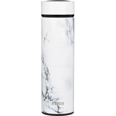 N'oveen Termoska TB2319 bílá odstíny šedé 420 ml