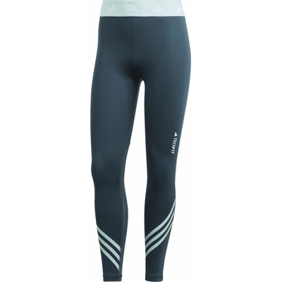 adidas dámske legíny TF 3S 7/8 T tmavo modrá svetlomodrá