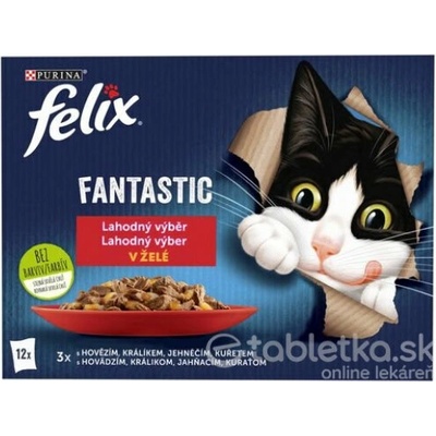Felix Fantastic Multipack mäsový výber v želé 12 x 85 g