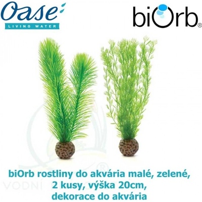 Biorb rostliny malé zelené, 2 ks, 20 cm 46083