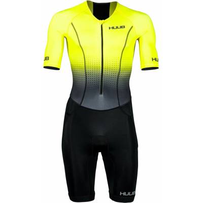 HUUB Commit Long Course TriSuit Fluo/Yellow pánsky