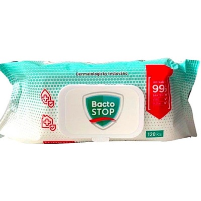 BactoSTOP univerzální dezinfekční vlhčené ubrousky 120 ks – Hledejceny.cz