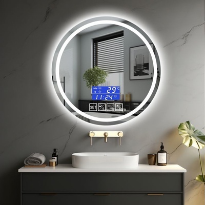 IREDA Koupelnové zrcadlo s LED osvětlením a reproduktorem 70 cm 95711