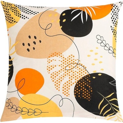 Bellatex Adéla vankúš oblázky oranžové 40x40