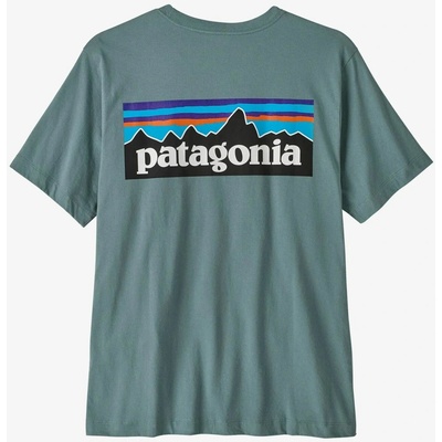 Patagonia P-6 Logo T-Shirt Blue Sage