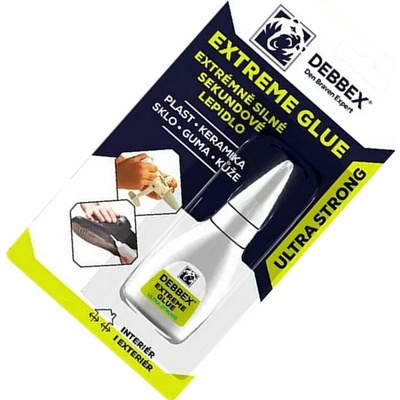 DEBBEX EXTREME GLUE - Extrémne silné sekundové lepidlo 20 g