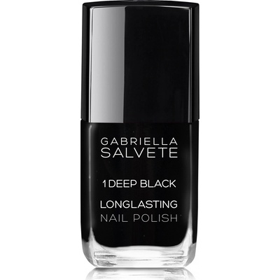 Gabriella Salvete Longlasting Enamel lak na nechty 01 Deep Black 11 ml