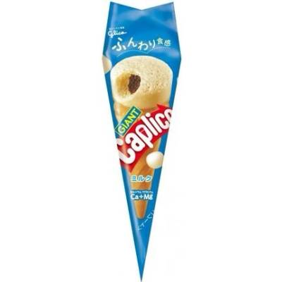 Glico Caplico bílá a mléčná bublinková čokoláda 34 g