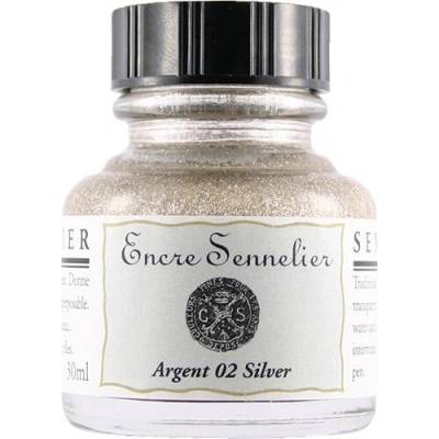 Sennelier strieborný atrament 02 30 ml