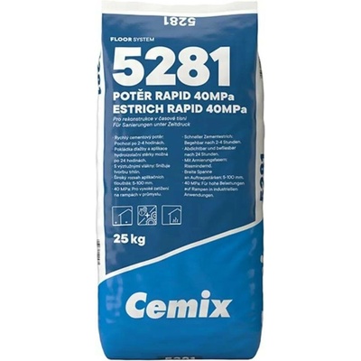 Cemix 5281 RAPID Potěr cementový 25 kg – Hledejceny.cz