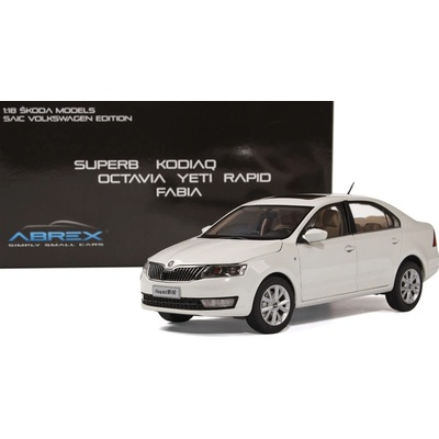 ABREX Škoda Rapid 2012 Bílá 1:18