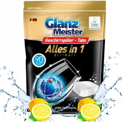Glanz Meister tablety do myčky Alles in 1 90 ks – Hledejceny.cz