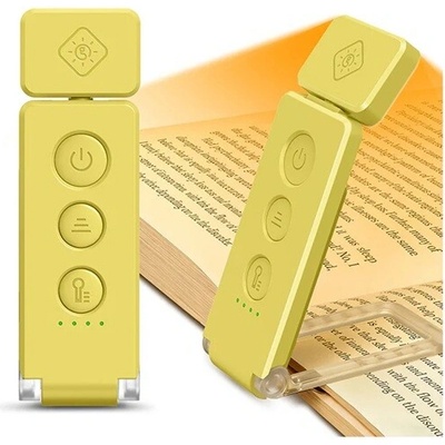Glocusent Bookmark čtecí lampička s otočným krkem Barva: Žlutá