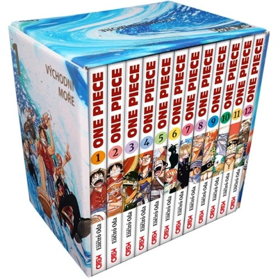 CREW One Piece 1-12 - Sběratelský box, část 1: Východní moře (12 knih)