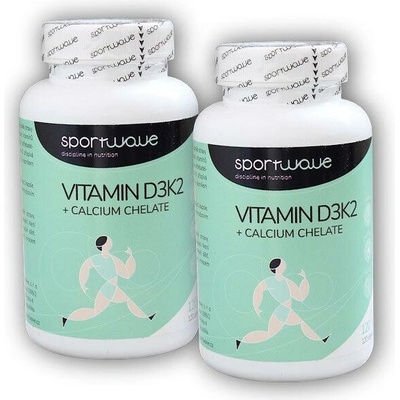 SportWave Vitamin D3K2 + Calcium Chelate 120 tabliet