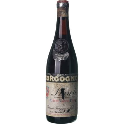 Giacomo Borgogno & Figli Barolo Riserva suché červené 1967 0,72 l (holá láhev)