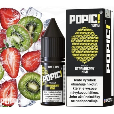 Popič! Salt Strawberry Kiwi 10 ml 10 mg