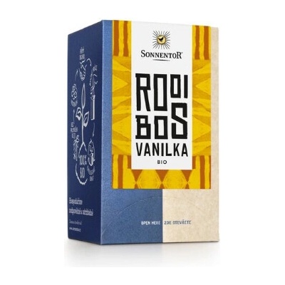 Sonnentor Čaj Rooibos Vanilka porcovaný dvoukomorový 21 g