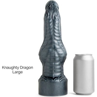 Mr. Hankey’s Toys Knaughty Dragon L prémiové silikónové dildo s Vac-U-Lock 30 x 4,5–8,8 cm