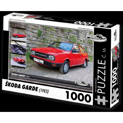 Retro-Auta č. 16 Škoda Garde 1983 1000 dílků