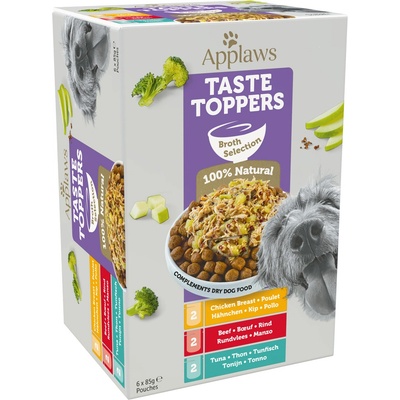Applaws Taste Toppers Broth Multipack 6 x 85 g