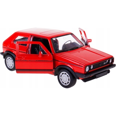 Welly Volkswagen Golf I GTI Model červená 1:34