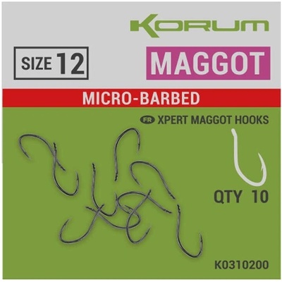 KORUM Xpert Maggot vel.14 10 ks