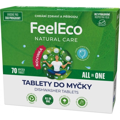 FeelEco Tablety do myčky All in One 70 ks