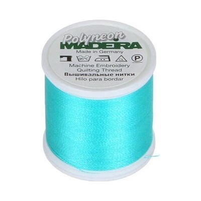 Vyšívací nitě PES Madeira Polyneon (400m) barva 1799 peacock