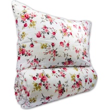 Brotex flanel obliečky Rosario red 140x200 70x90