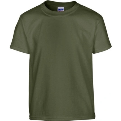 Gildan Detské tričko G5000K Military Green