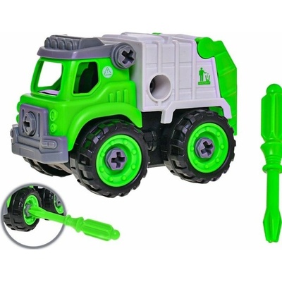 Mikro trading Auto popeláři 16 cm šroubovací volný chod s doplňky v krabičce