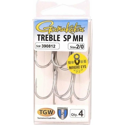 Gamakatsu Trojháčky Treble SP Medium Heavy Hypershield Hook 6ks vel. 6