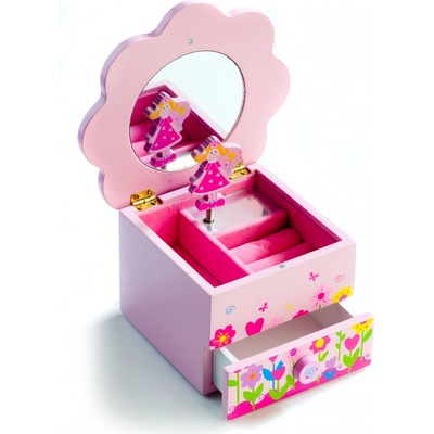 Teddies Šperkovnice Princess hrající květina
