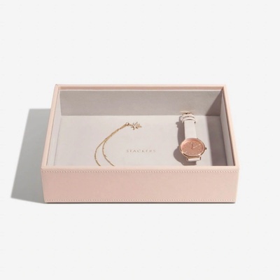 Stackers box na šperky Blush Classic Chunky Layer růžová