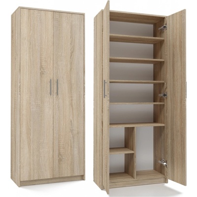 TP Living knižnica OLIV 2D dub sonoma