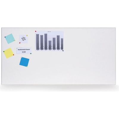 B2B Partner Samolepící akustická nástěnka, 1200 x 600 mm bílá