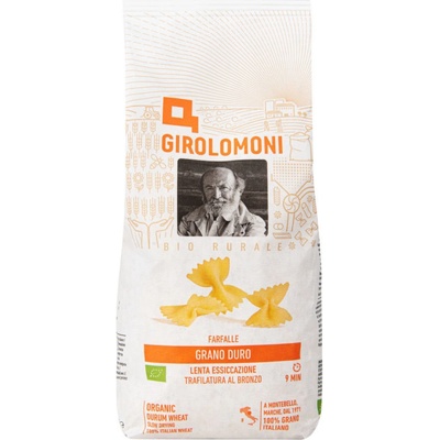 Girolomoni Těstoviny Farfalle semolinové Bio 0,5 kg