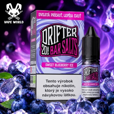 Juice Sauz Drifter Bar Salts Sweet Blueberry Ice 10 ml 20 mg