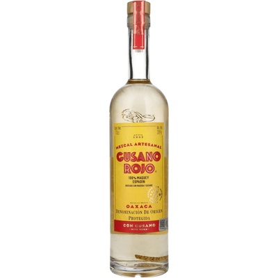 Mescal TEQUILA GUSANO ROJO 38% 0,7 l (holá láhev)