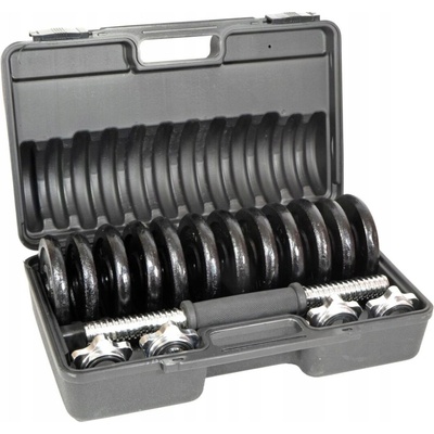 Eb Fit Železné nastavitelné činky 2 x 7,5 kg