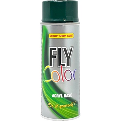 Fly Color akrylový lak v spreji 400 ml RAL 6005 zelená lesklá