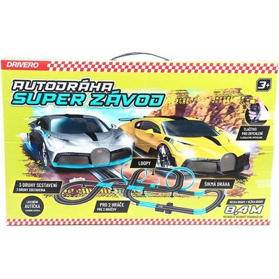 Mac Toys DRIVERO Autodráha 8,4m Velký závod – Hledejceny.cz