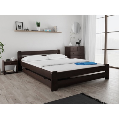 Textilomanie Laura orech s lamelovým roštom s matrací Deluxe 10 cm