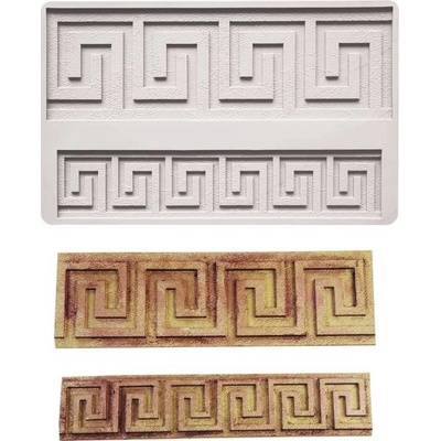 Cakesicq Silikonová formička na okraje dortu ornamenty 19,5x12,5cm