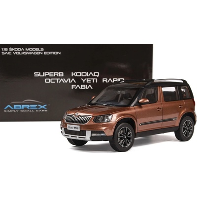 ABREX Škoda Yeti FL Outdoor 2013 Hnědá Metalíza 1:18