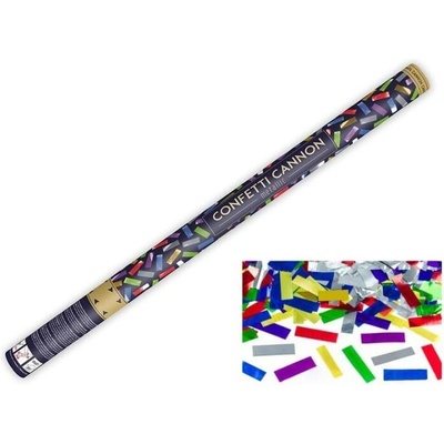 Párty konfety cannon 40 cm metal mix 8140H